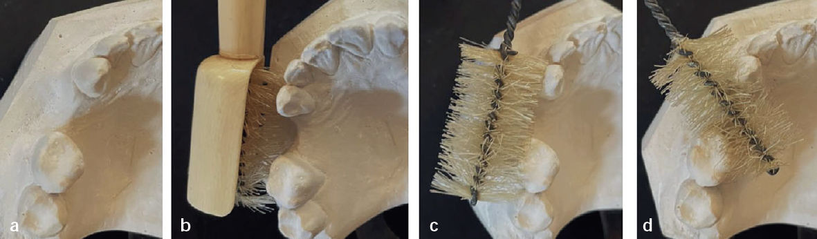 Демонстрация использования зубной щётки Firefly